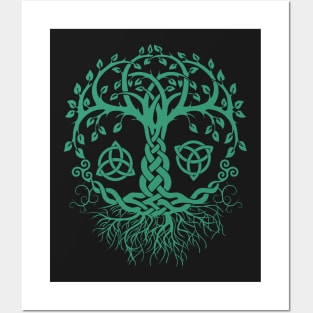 CELTIC TREE OF LIFE - PAGAN, VIKING, CELTIC AND DRUIDISM Posters and Art